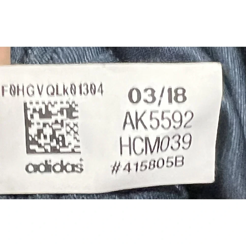 Adidas Youth Boy's Track‎ Pants Size 10/12 M Grey, Drawstring, Pockets, #AK5592